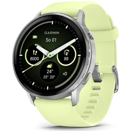 Garmin Venu 4 45 mm Silver / Citron Band