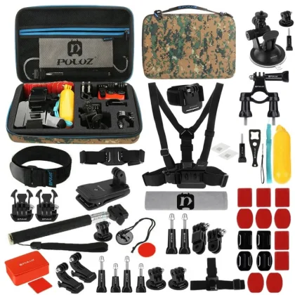 PULUZ 53 in 1 Accessories Total Ultimate Combo for GoPro, Insta360, DJI and Other - Kit 3