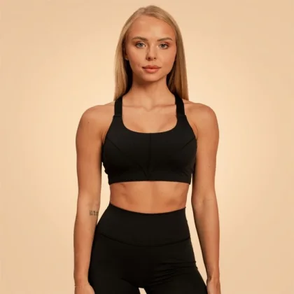 Спортен сутиен Sense Black - BeastPink