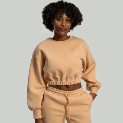 Дамска блуза Lunar Cropped Sandshell - STRIX