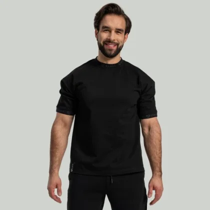 Тениска Oversized Heavy Black - STRIX