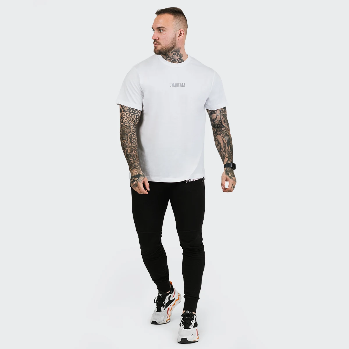 Дамска тениска FIT White - GymBeam - Размер: M | Vek: Възрастни | Тегло: 0,15 g | Опаковка: 10 · záber 9