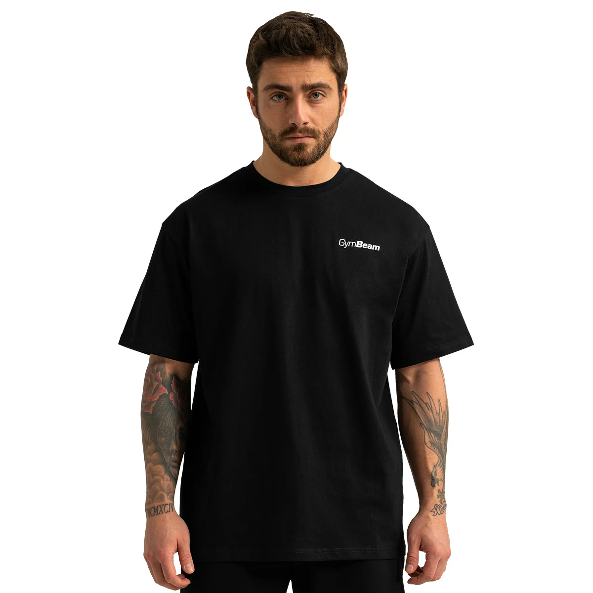 Тениска Oversized Limitless Black - GymBeam · záber 4