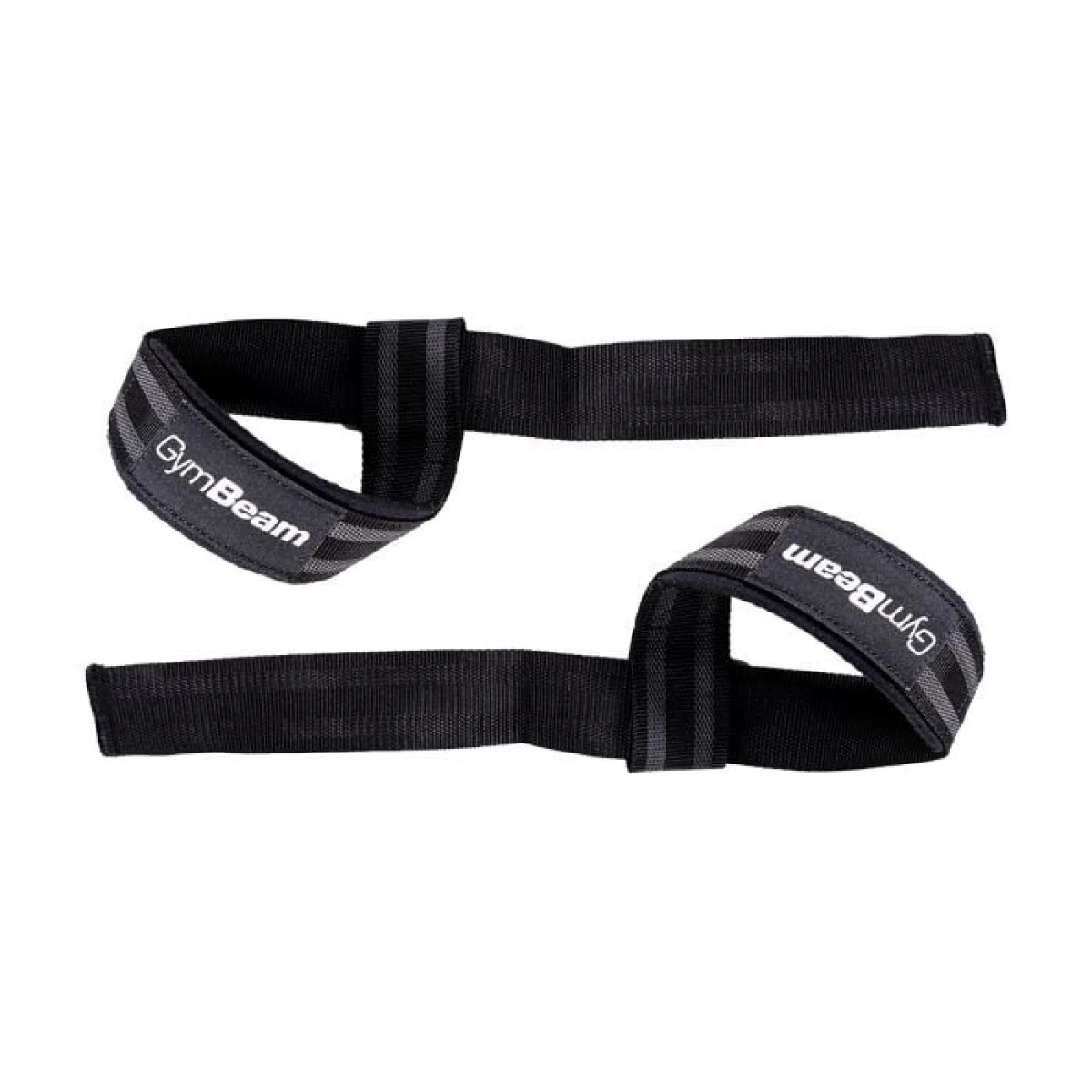 Фитили за фитнес Lifting Straps Black & Grey - GymBeam · záber 1