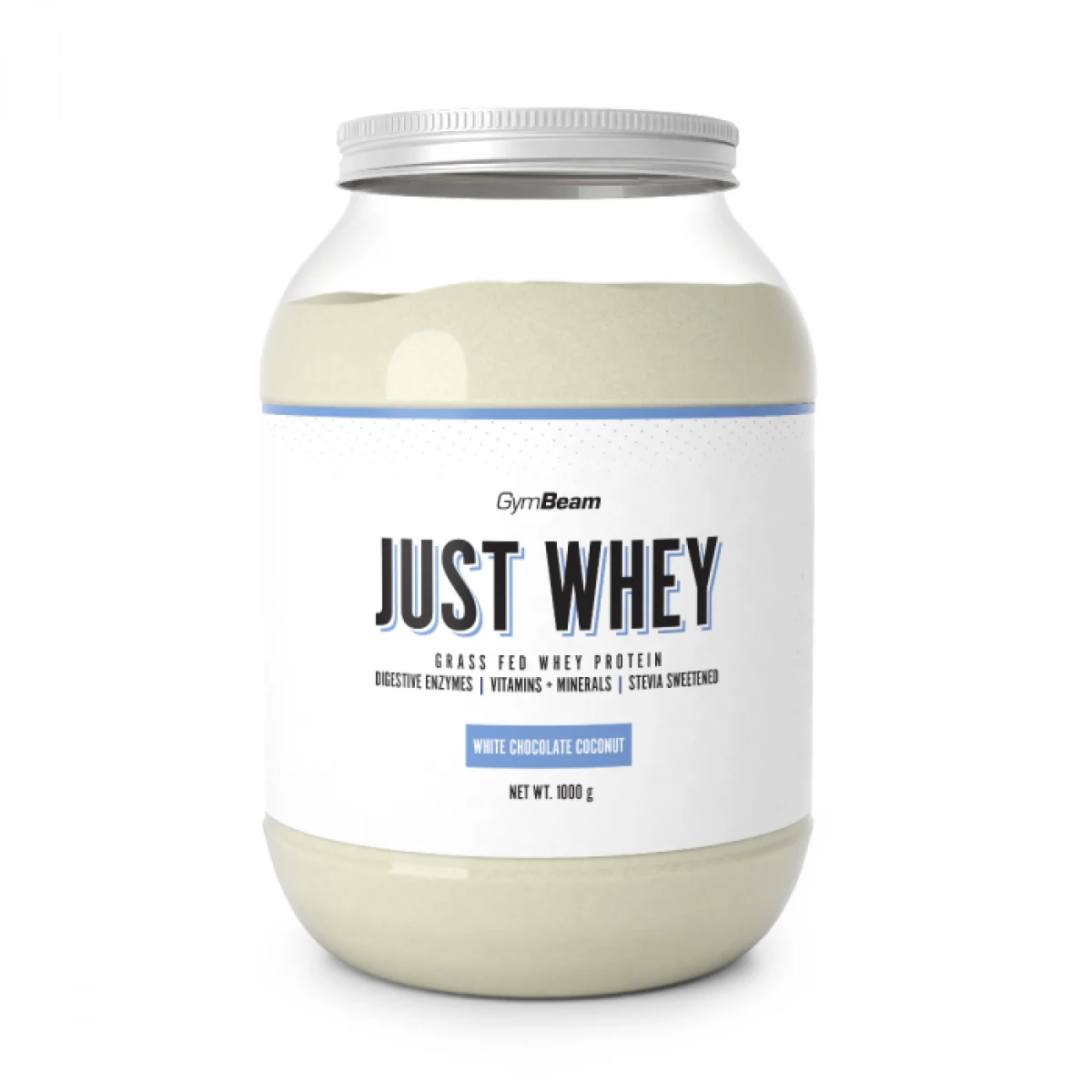 Just Whey Grass-Fed Protein – GymBeam - Вкус: Ванилов сладолед | Vek: Възрастни | Тегло: 1 g · záber 4