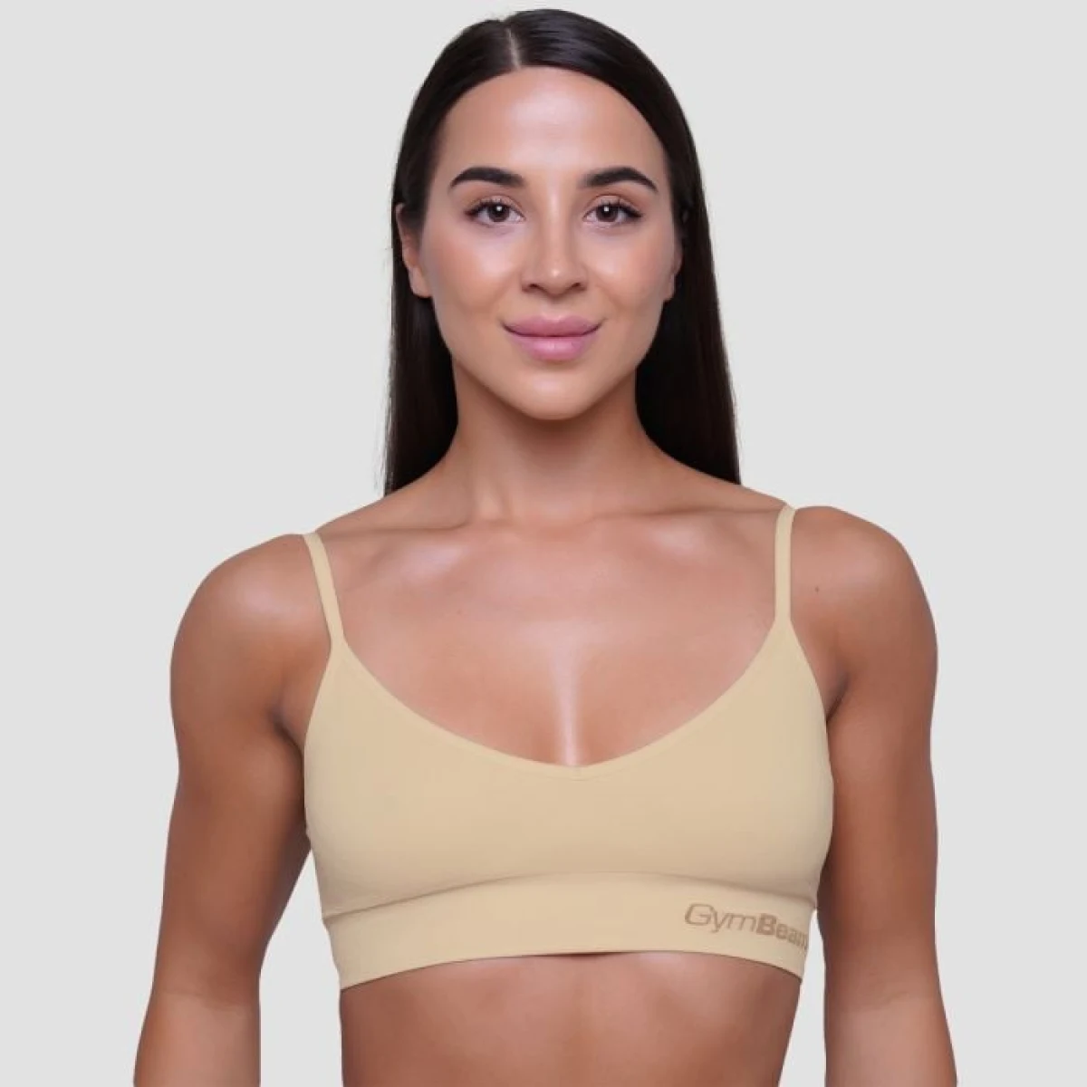 Сутиен Bralette Nude- GymBeam - Размер: S | Цвят: béžová | Vek: Възрастни | Тегло: 0,07 g · záber 1