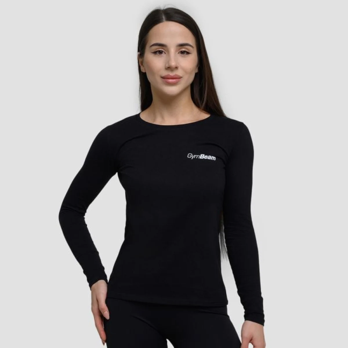 Дамска тениска Basic Long Sleeve T-Shirt Navy - GymBeam - Размер: S | Vek: Възрастни | Pohlavie: Дамски | Тегло: 0,147 g · záber 1