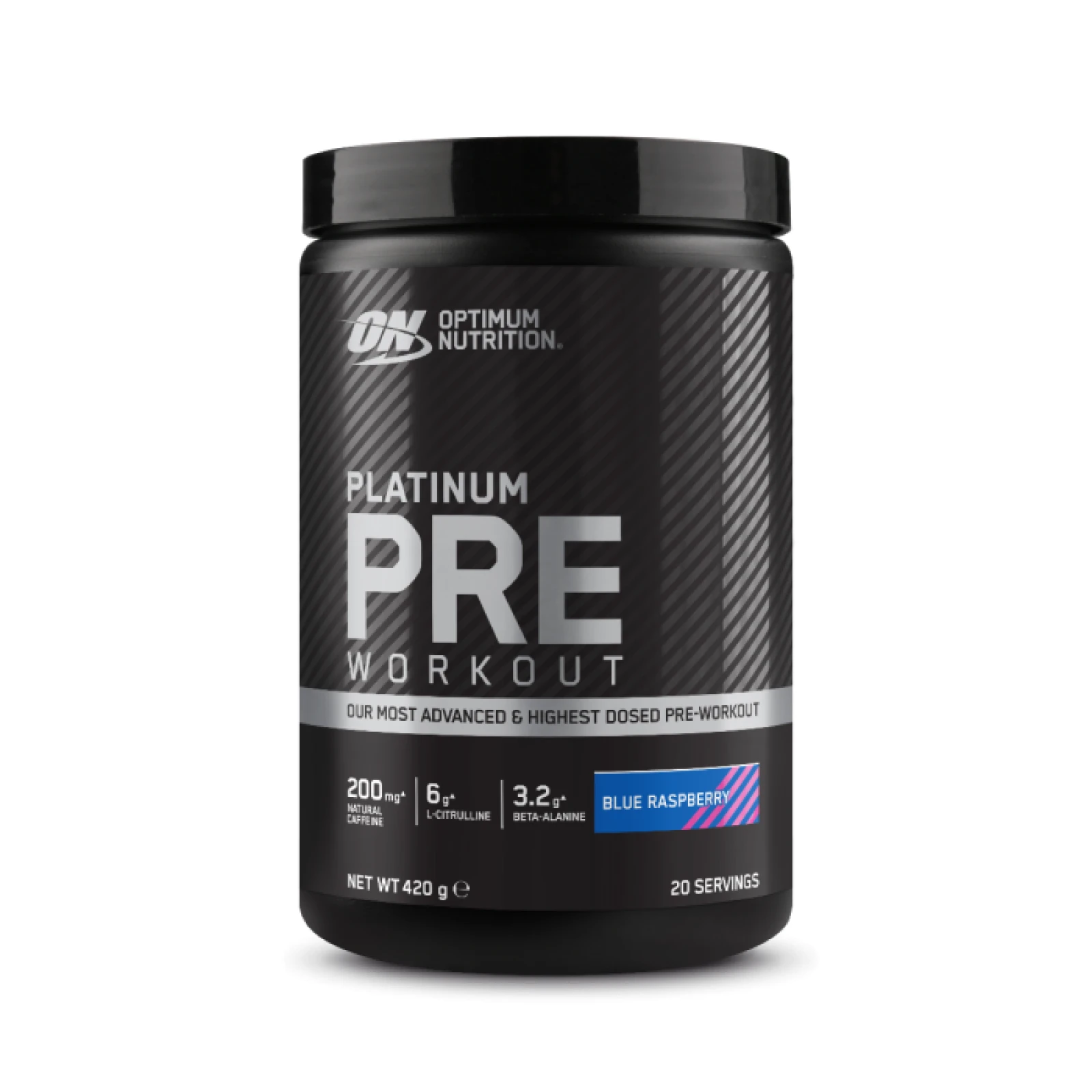 PLATINUM Pre Workout - Optimum Nutrition - Вкус: Синя малина | Pohlavie: Мъжки | Vek: Възрастни | Тегло: 0,42 g | Опаковка: 6 · záber 1
