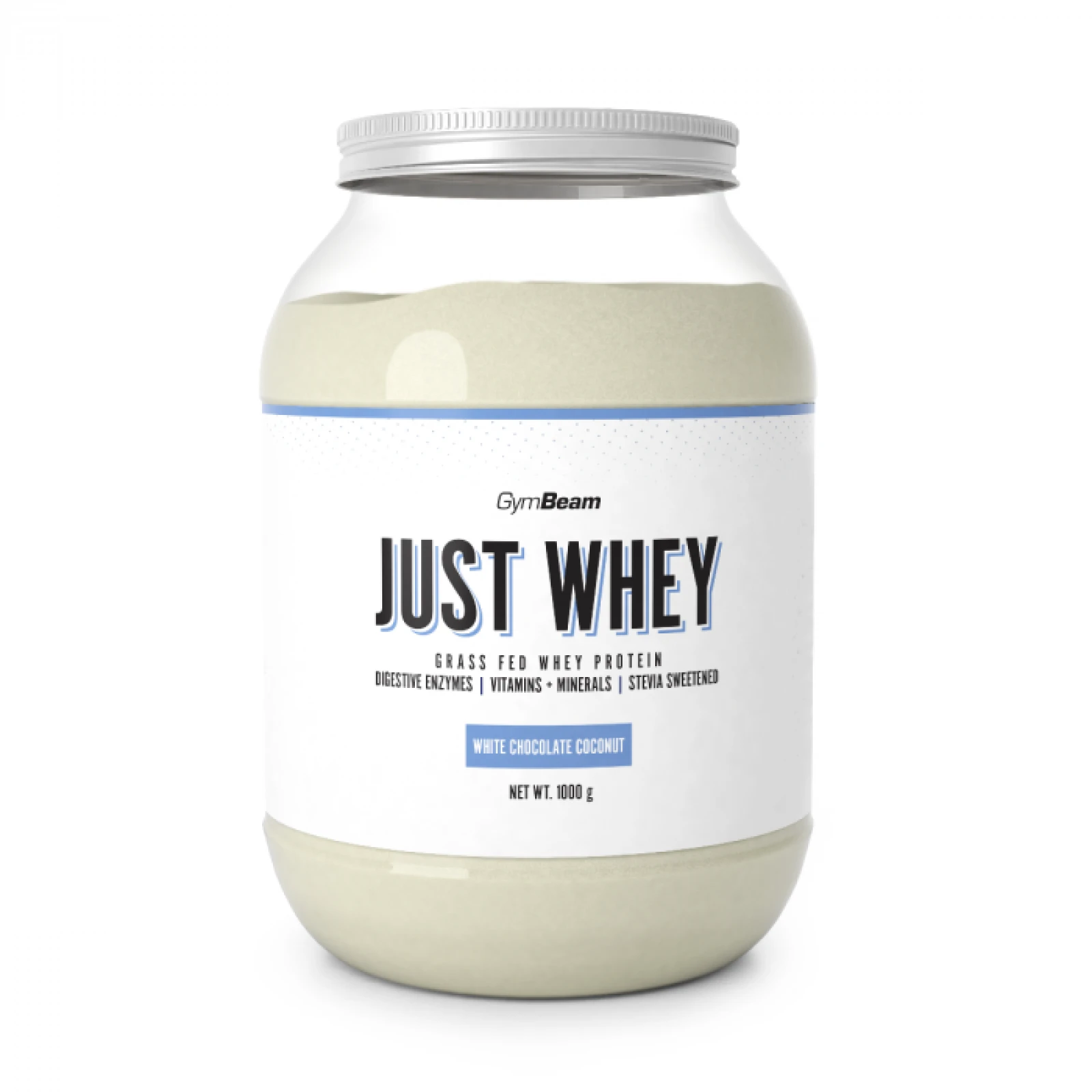 Just Whey Grass-Fed Protein – GymBeam - Вкус: Ванилов сладолед | Vek: Възрастни | Тегло: 1 g · záber 4