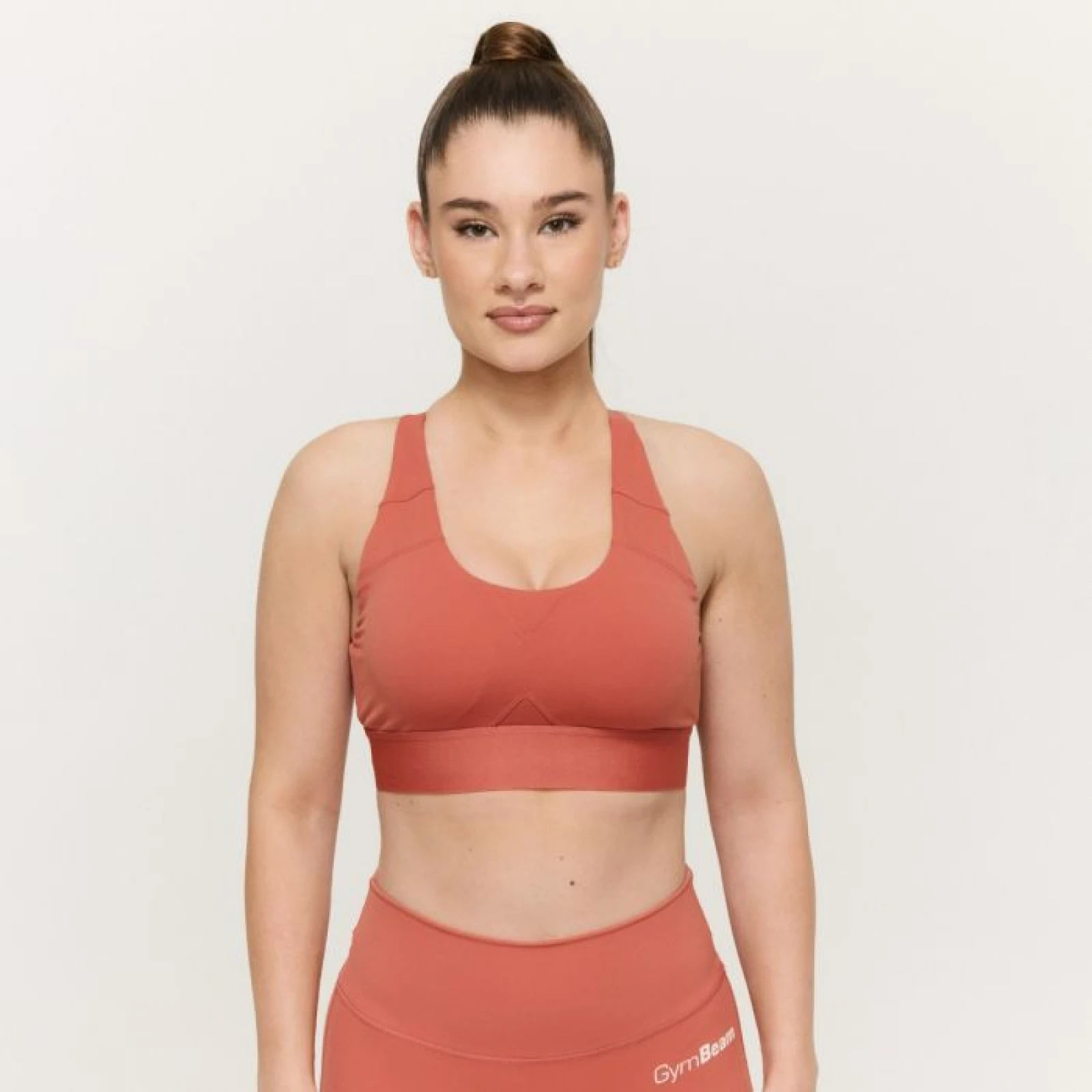 Спортен сутиен Limitless Cinnamon - GymBeam - Размер: XXL | Възрастова група: Възрастни · záber 1