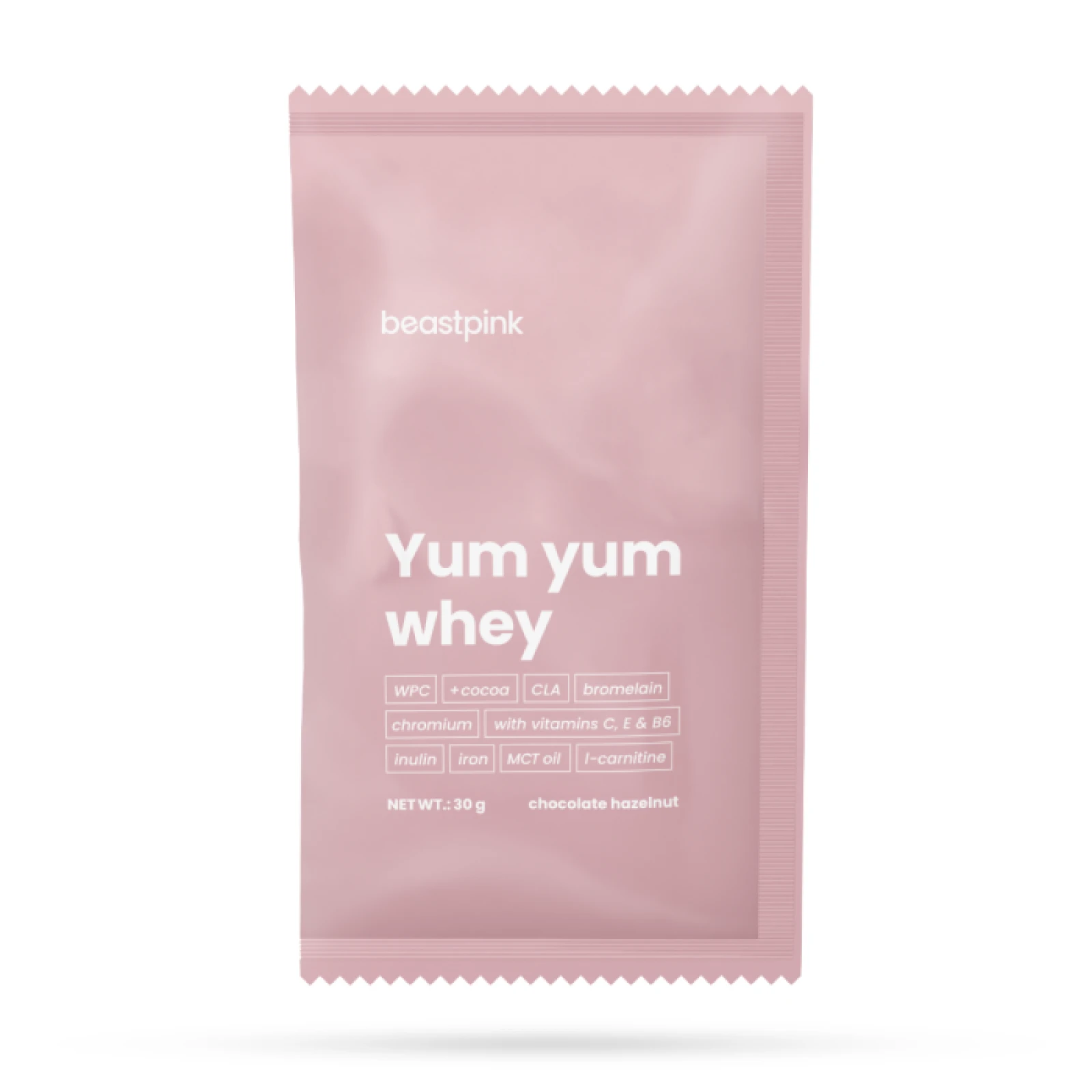 Мостра Yum Yum Whey - BeastPink - Вкус: Шоколадов лешник | Vek: Възрастни | Тегло: 0,03 g | Опаковка: 400 · záber 1