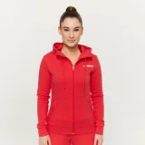 Дамски суичър с цип Limitless Hot Red - GymBeam - Размер: S | Възрастова група: Възрастни · záber 1