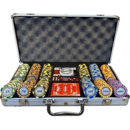 ProZona Pokerová sada Monte Carlo 300 ks, 14g, vysoké hodnoty