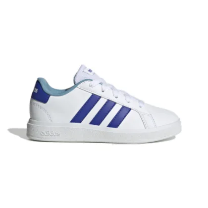 Chlapecká rekreační obuv ADIDAS Grand Court 2.0 cloud white lucid blue preloved blue
