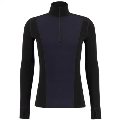 Ulvang Peak Map Half Zip, lyžařská spodní košile, pánská, černá/tmavě modrá