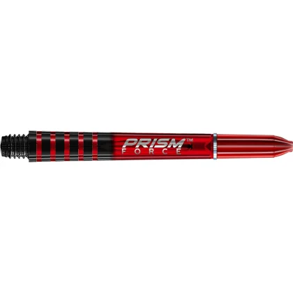 Násadky na šipky Winmau Prism force plastové dlouhé červené