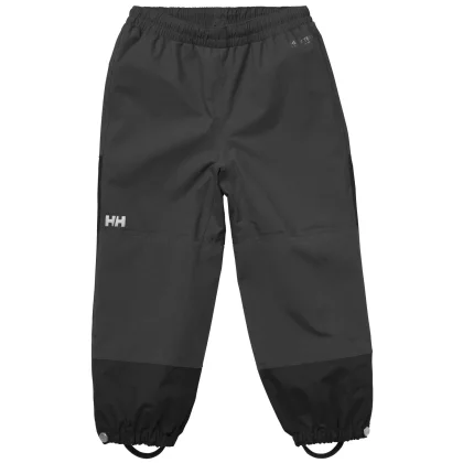 Helly Hansen K Shelter, dětské kalhoty do deště, černé