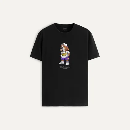 Tričko, Barva Bílá, s Potiskem Street Legend Woofy