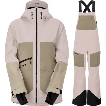 Scott Ultimate Dryo Utility Lyžařská souprava, dámská, pink/beige