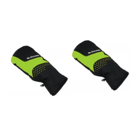 Juniorské lyžařské rukavice palčáky BLIZZARD Mitten junior ski gloves, black green