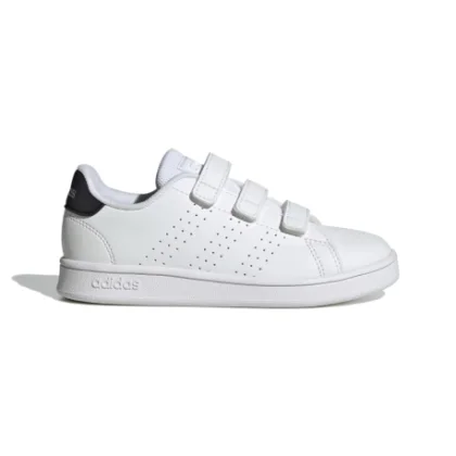 Dětská rekreační obuv ADIDAS Advantage Court K cloud white core black silver metallic