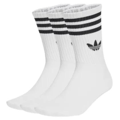 Ponožky ADIDAS ORIGINALS 3 PACK-CREW S 3P-WHITE WHITE WHITE