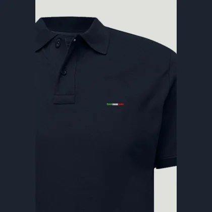 Polo Tričko Slim Fit, Barva Zelená, s Potiskem Italian Stripe