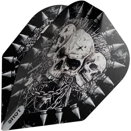 Letky na šipky Shot Gnarly Skulls No6