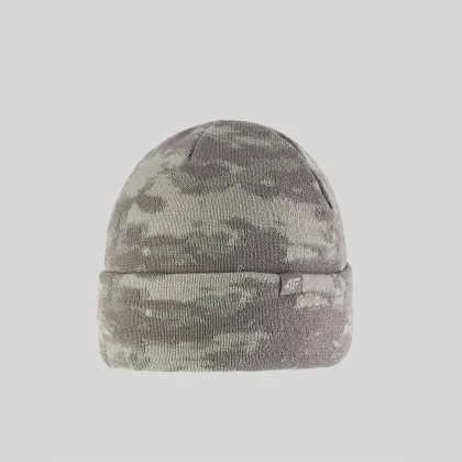 4F Chlapecká čepice beanie - černá one size