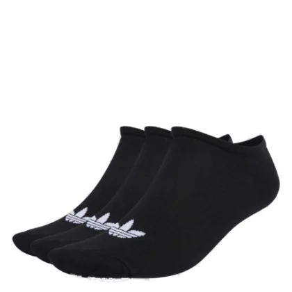 Ponožky ADIDAS ORIGINALS 3 PACK-TREFOIL LINER-S20274-BLACK BLACK WHITE