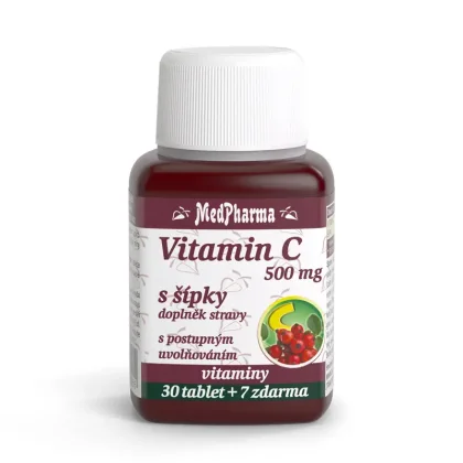 MedPharma Vitamín C 500 mg s šípky 37 tablet