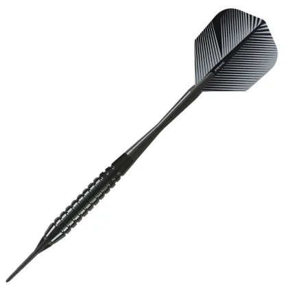 Sada soft šipek Harrows Black Arrow 16g R, brass