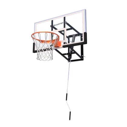 Basketbalový koš s deskou MASTER 140 x 80 cm s konstrukcí