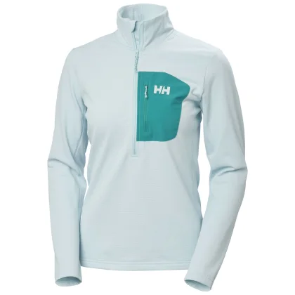 Helly Hansen Versalite 1/2 Zip, dámská fleecová mikina, modrá