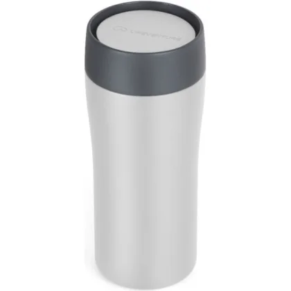Lifeventure One Touch Thermal Mug, termohrnek, 350 ml, světle šedá