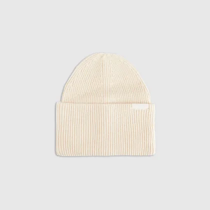 4F Unisex beanie čepice - béžová one size