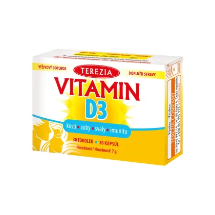 Terezia Vitamin D3 1000 IU 30 tobolek