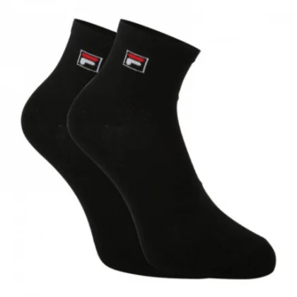 Ponožky FILA F9303 SOCKS QUARTER PLAIN 3 PACK-200 BLACK