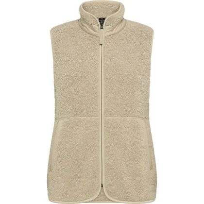 Didriksons Siv, fleecová vesta dámská, clay beige