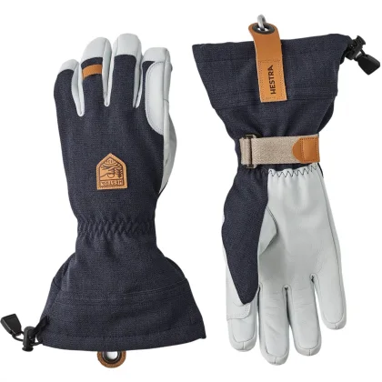 Hestra Army Leather Patrol Gauntlet, lyžařské rukavice, námořnická modrá