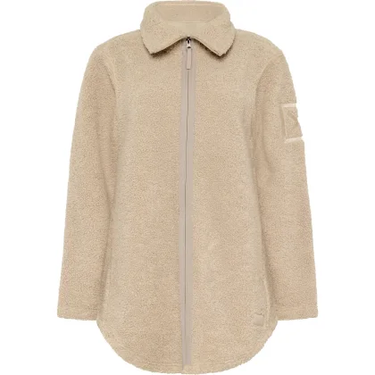 Didriksons Umi, fleecový kabát dámský, clay beige