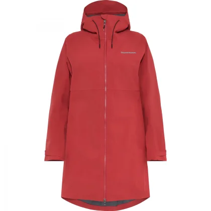 Didriksons Bea, nepromokavý kabát dámský, spring red