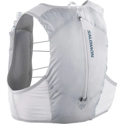 Salomon Hydra Access 4 One, běžecká vesta, šedá/fialová