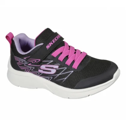 Dětská rekreační obuv SKECHERS Microspec Bold Delight black