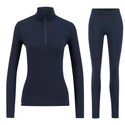 Ulvang Hero Half Zip/Hero Tights lyžařské spodní prádlo, dámské, tmavě modré