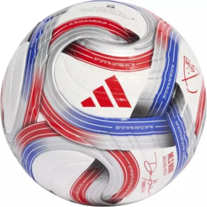Fotbalový míč ADIDAS MLS MINI WHITE HIRBLU RED IRO