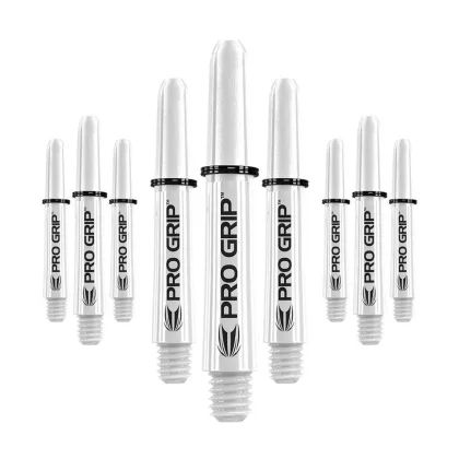 Násadky na šipky TARGET Pro Grip krátké, bílé, 9 ks