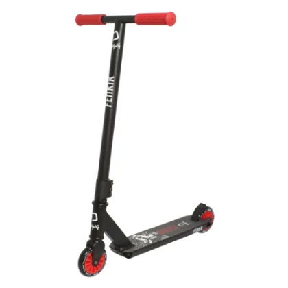 Dětská koloběžka DIVINE D-Young Fenrir black red, 100 mm