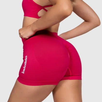 Sportovní kraťasy Iron Aesthetics Shape, červené