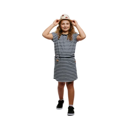 Dívčí šaty AUTHORITY D-DORIANA G navy stripe